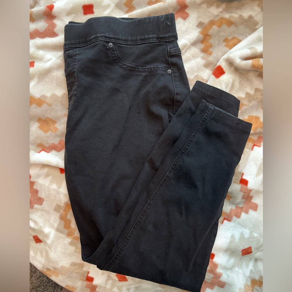 Terra & Sky Women's Black Skinny Jeans